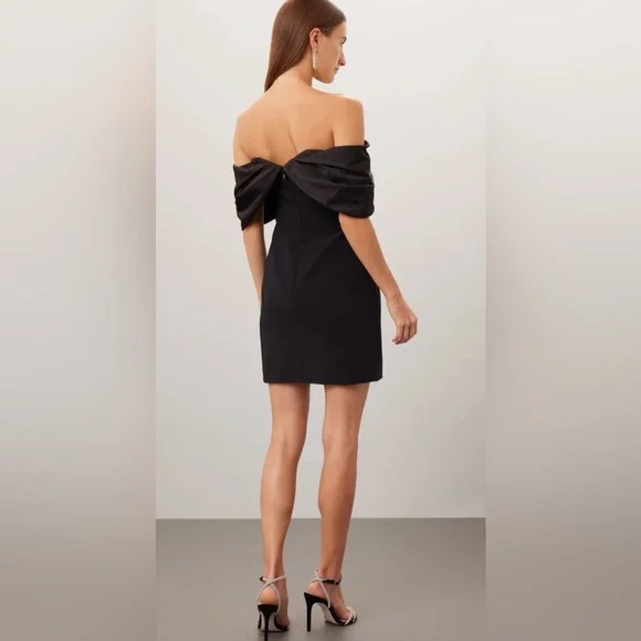 ML Monique Lhuillier Luna Crepe Mini Dress - Picture 6 of 13